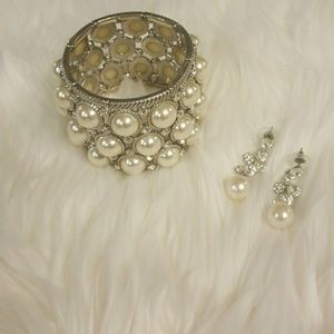 Silver bridal jewelry